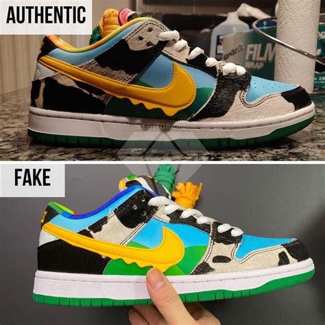 ben and jerry nike sb fake